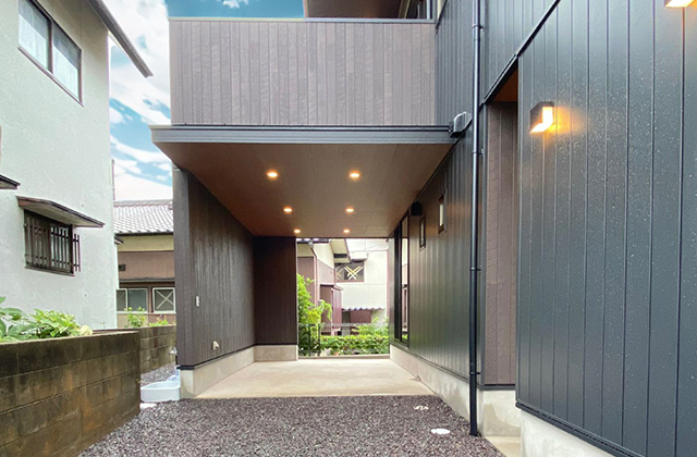 ガレージ - 3階建STAGE. 「ビルトインガレージを備えた3階建て」(遠賀郡岡垣町) - アビハウス