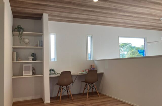 大分展示場 2階建てモデルハウス「穏やかなナチュラルテイストの2階建て」(大分市) - 国分ハウジング - ワークスペース