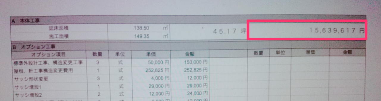 総工事費用はいくら？