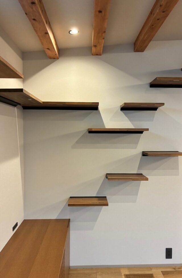 愛車と愛猫と心地よく暮らす洗練された機能美の邸宅 - アビハウス - キャットウォーク