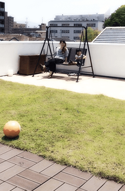 屋上庭園 - 施工事例 - エースホーム