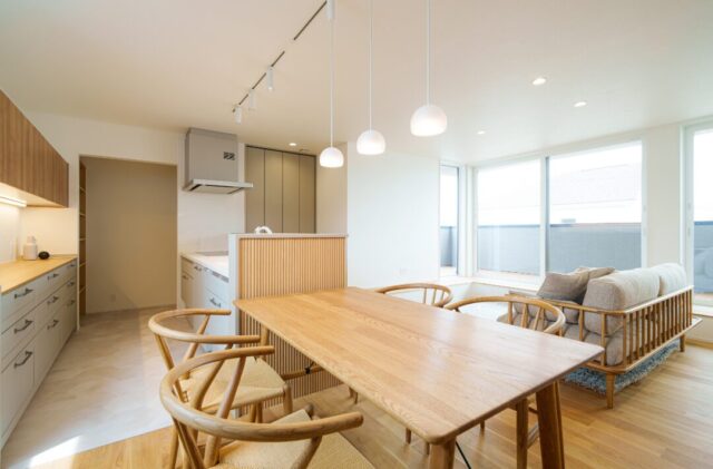 2階リビング - 八女2階建てモデルハウス「プライバシーに配慮した2階建て」(八女市蒲原)