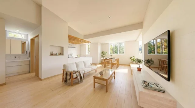 直方市殿町にて「1階主寝室・段上がり畳コーナー・家族のバックヤード動線も完備！2階リビングに仲間が集う♪狭小地のガレージハウス」の完成見学会【3/20-22】