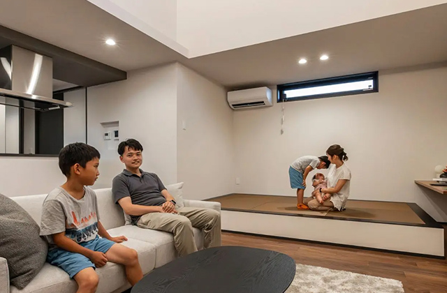 苅田町平屋モデルハウス「BBQを楽しめるタイルデッキのある家」(京都郡) - 悠悠ホーム