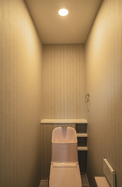 2階トイレ - 施工事例 - ファンライフ