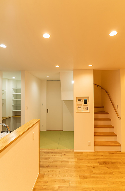 リビング・畳コーナー - 施工事例 - ファンライフ