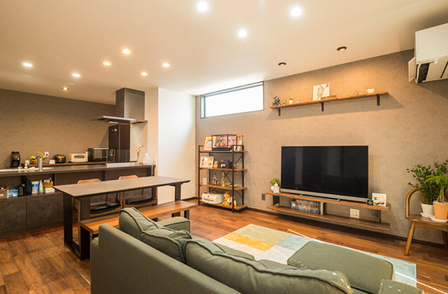 LDKから和室まで統一感のあるスタイリッシュな家