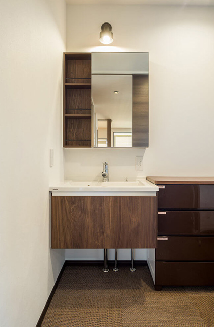 洗面所 - 施工事例 - リブワーク