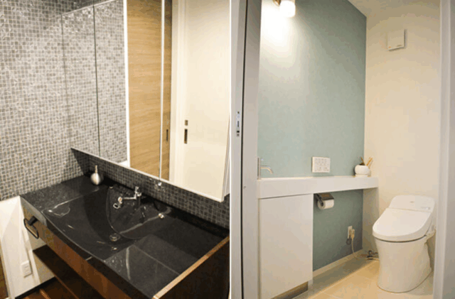 かっこいい×かわいいが融合する重厚な外観のお家 - リブワーク - 水回り