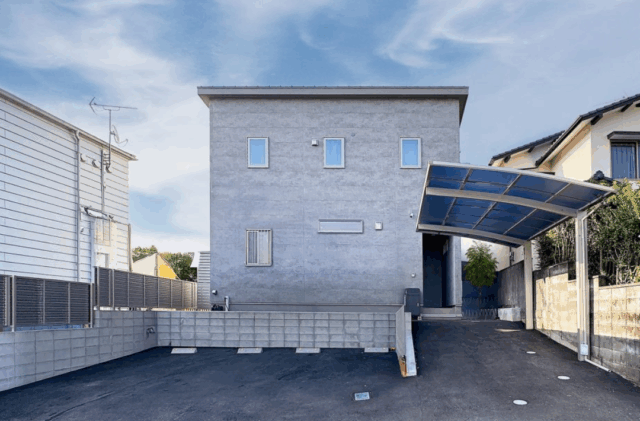 凛とした雰囲気漂うグレーモダンな未来志向の2階建て - NEOデザインホーム - 外観