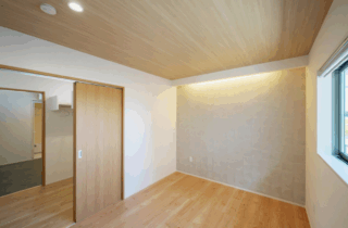 家事ラク設計でゆとりを感じるコンパクトな26坪平屋 - タカスギ - 洋室