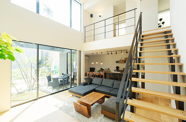 LDK - KKT合志住宅展示場「縁側×中庭が織りなす和モダンな平屋+αの住まい」(合志市) - タカスギ