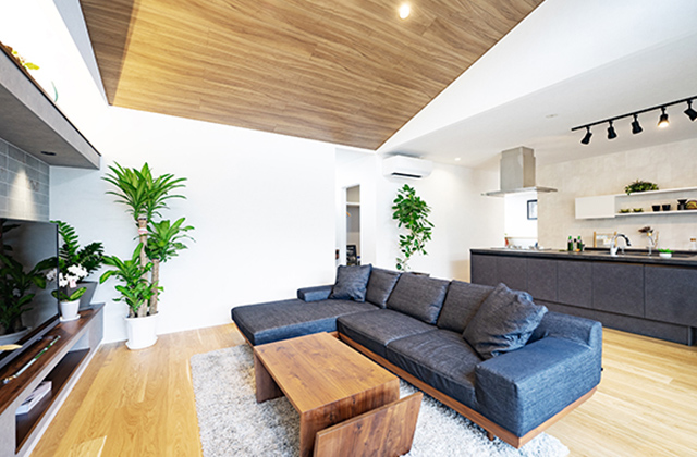 LDK - 八代住宅展示場「部屋全体に視線が通るテラスと中庭のある平屋」(八代市) - タカスギ