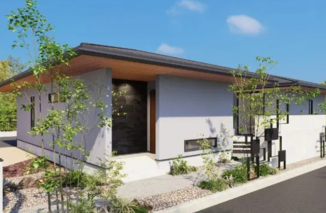 熊本南展示場「中庭が中心になったコの字型の平屋」(上益城郡嘉島町) - 悠悠ホーム