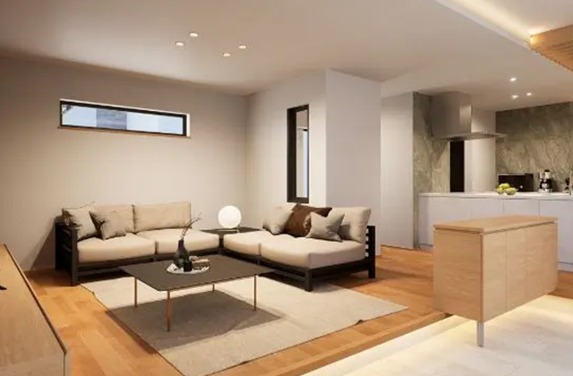 LDK - 熊本南展示場「中庭が中心になったコの字型の平屋」(上益城郡嘉島町) - 悠悠ホーム