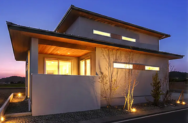 【熊本市南区】忙しい私を「OFF」にする「究極の和モダン」な家「ナラ無垢床が香る段下がりリビングのある家」(熊本市) - 悠悠ホーム