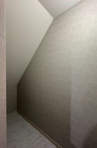 回遊動線と収納力にこだわったシンプルモダンのゆとりある2階建て - アキ・ハウジング - 階段下収納