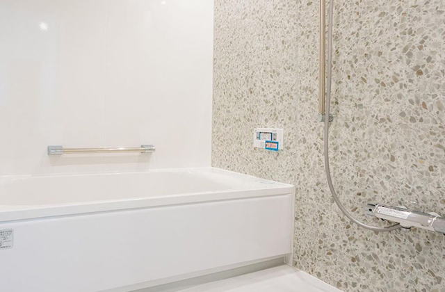 浴室 - ベトングレーのアイランドキッチンがハイセンスな2階建て - デザインハウス宮崎