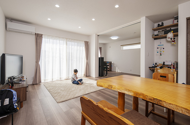 リビング - 施工事例 - 国分ハウジング