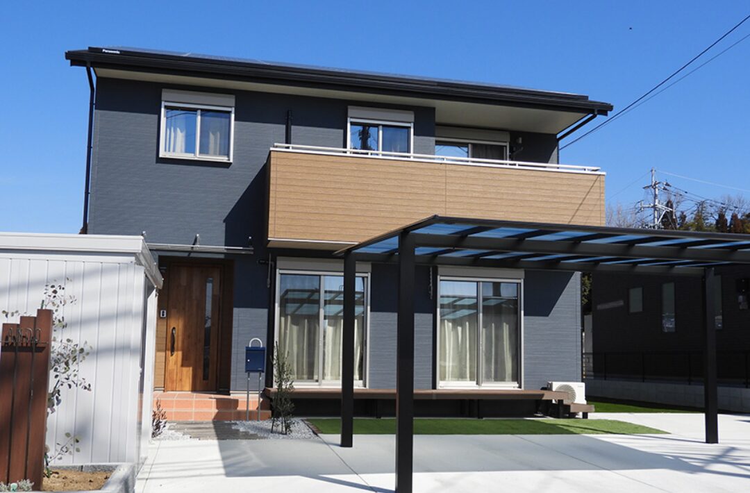 15箇所の収納と回遊動線で家事がスムーズに進む2階建て - 向洋ハウジング - 外観