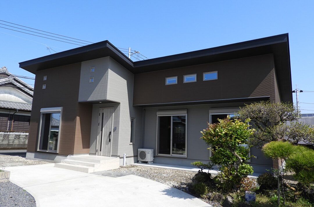 高い天井と機能美が調和する猫と暮らすコンパクトな平屋