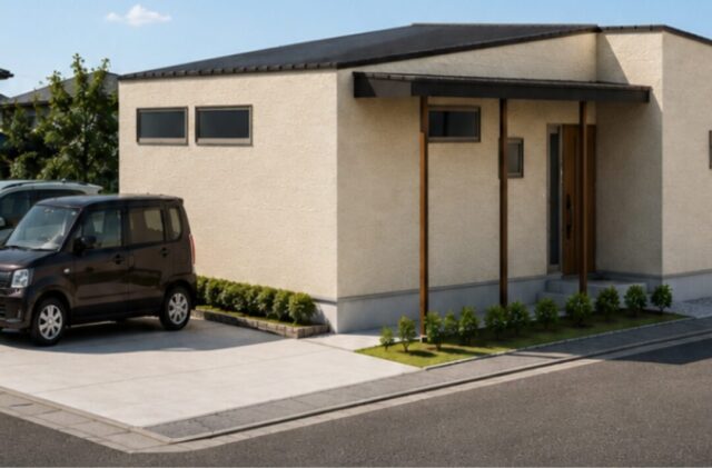 22帖の開放的なLDKと家事ラクなサンルームを備えた平屋 - 森建築 - 外観