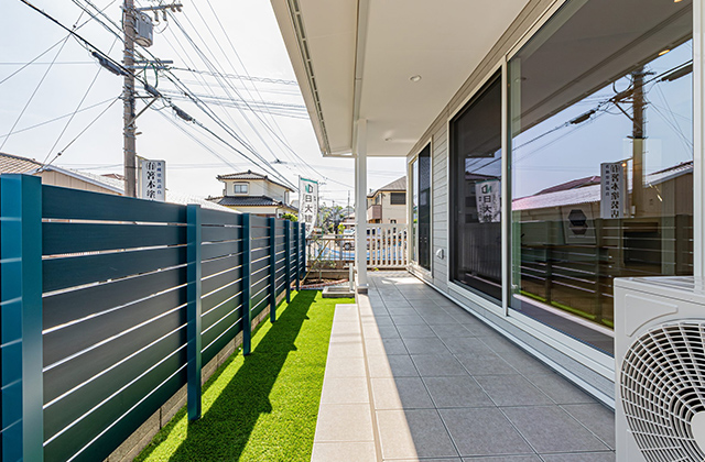 タイルデッキ - 施工事例 - 日大建築　