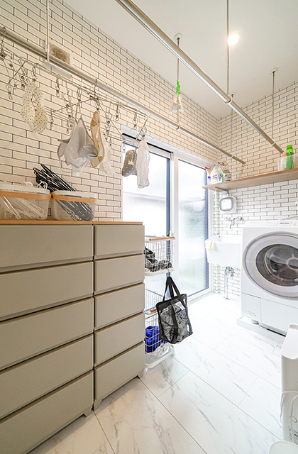 ランドリー - 施工事例 - トータルハウジング