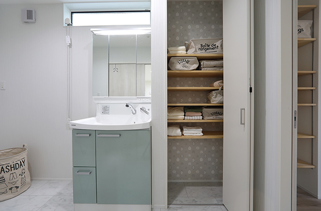 洗面所 - 施工事例 - 空感考房CO.CO