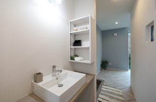 玄関手洗い - 施工事例 - 空感考房CO.CO