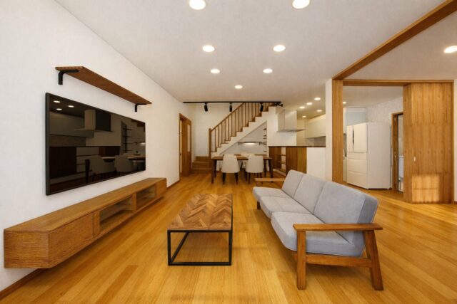 長崎市上野町にて「家事ラク動線とアーチ壁のオシャレな収納を完備！将来は平屋風に暮らせる♪34坪4LDK2階建て」の完成見学会【5/2-5】