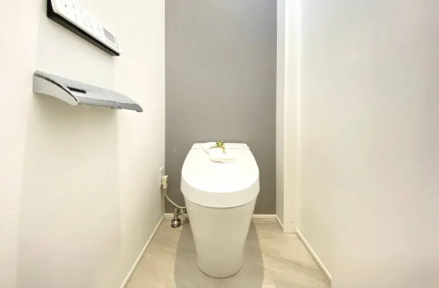 トイレ - 重厚感溢れるビジュアルの2世帯で暮らす飽きのこない平屋 - ベネッツ