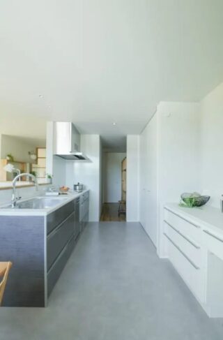 無機質×ナチュラルが融合したゆとりある20坪コンパクト平屋 - ベネッツ - キッチン