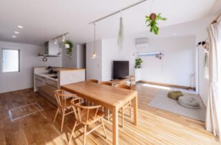 LDK - 大園建設 - 無機質素材×自然素材が調和する北欧モダンな平屋