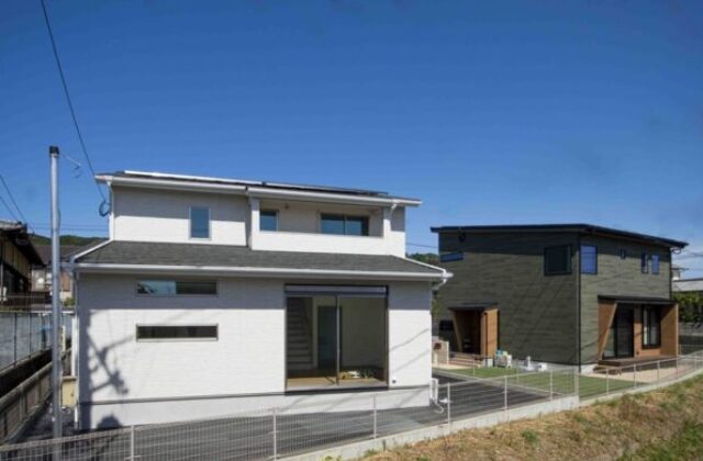 外観・外構 - 大園建設 - 機能性を重視した収納豊富な2階建て