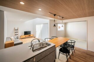 キッチン・ダイニング - 大園建設 - シンプル&スタイリッシュな白い外壁の2階建て