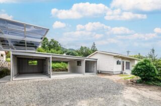 ガレージ - 大園建設 - 丁寧な暮らしを叶える緑に包まれている二世帯住宅