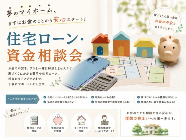 佐賀市本庄町にて「お金の相談会」を開催【-8/31】