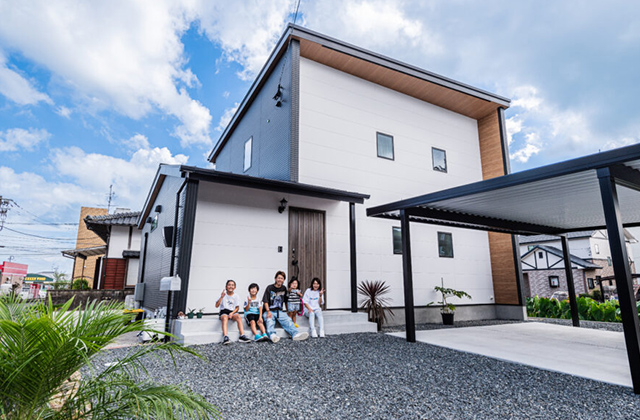 シンプルかつ高性能な2階建てパッシブハウス - 大園建設